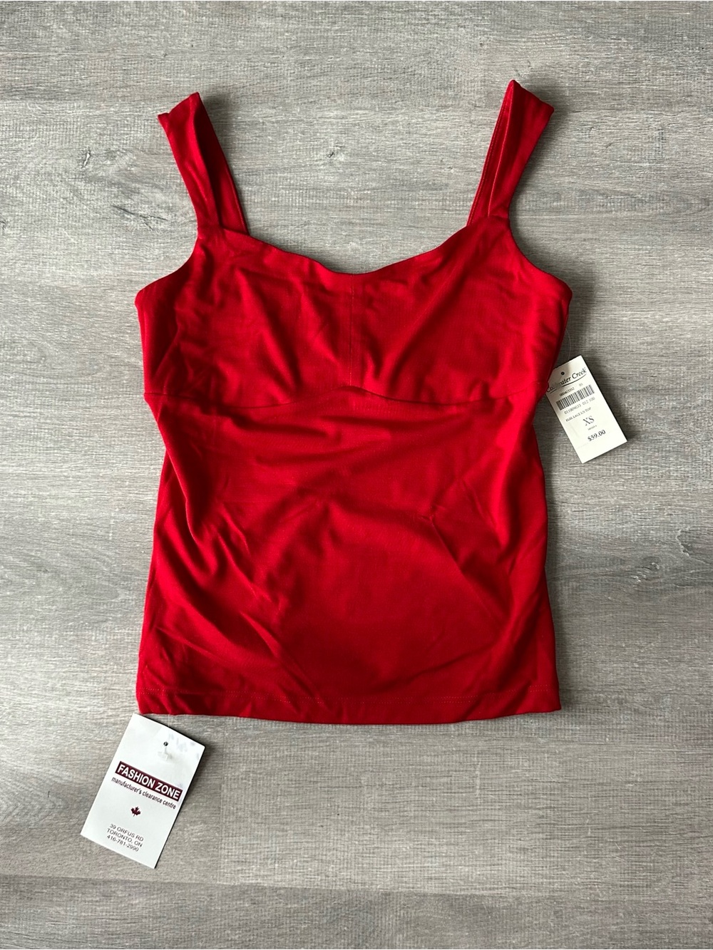 Deadstock Coldwater Creek Red Tank Top Cami
